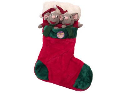 Plush Christmas Stocking. Liquidation Lot Of 1100 Pieces.