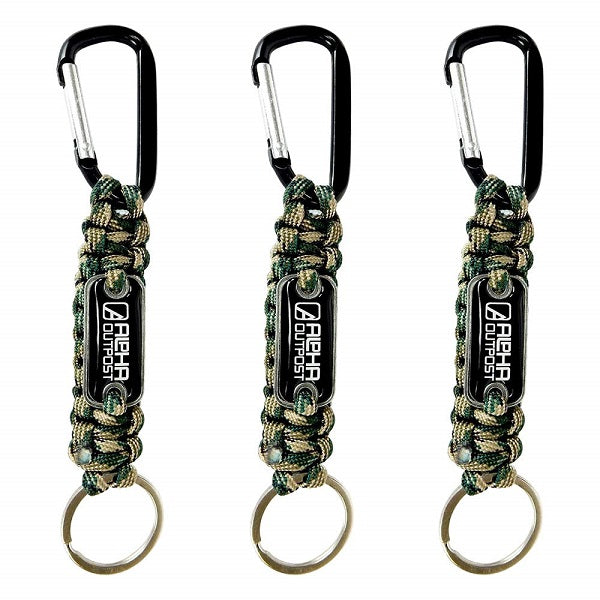 Paracord Keychain with Carabiner