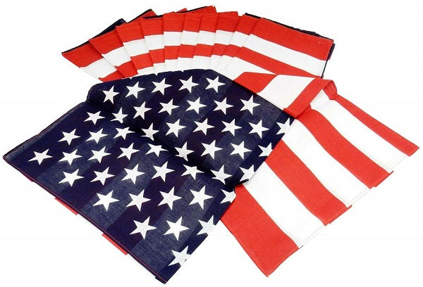 Patriotic Scarf Head Wrap