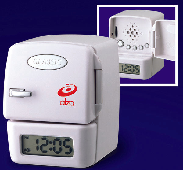 Refrigerator Shaped FM Scan Radio & Alarm Clock