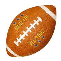 Rubber Football. Liquidation Lot Of 1600 Units.