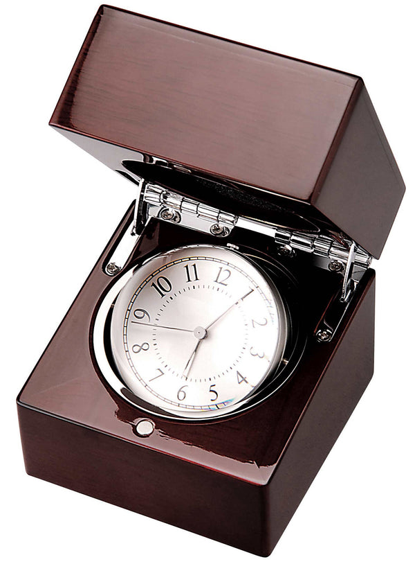 Spinning Mag-globe Clock, Shiny Piano Finish