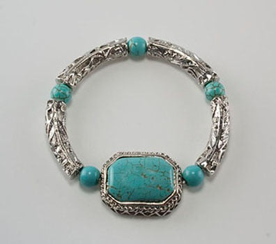 Stretch Turquoise Bracelet