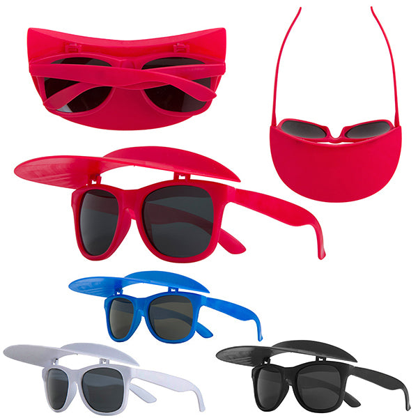 Sunglasses with Foldable Visor