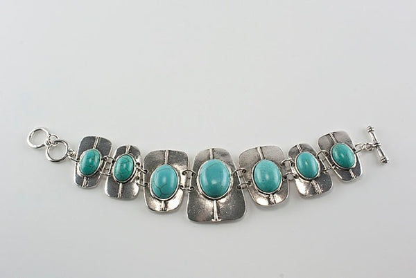 Turquoise Link Bracelet