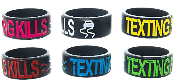 Texting Kills Silicone Thumb Rings