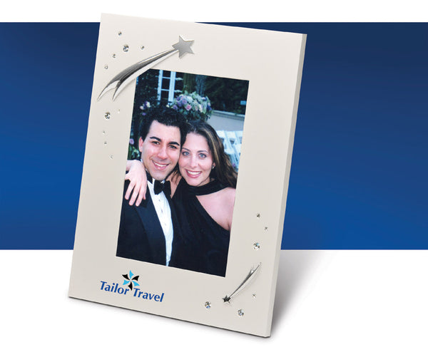 White Frame Silver Stars