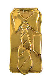 Polished Gold Metal, Shirt & Tie Design