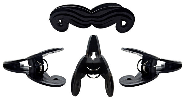 Moustache Bag Clip
