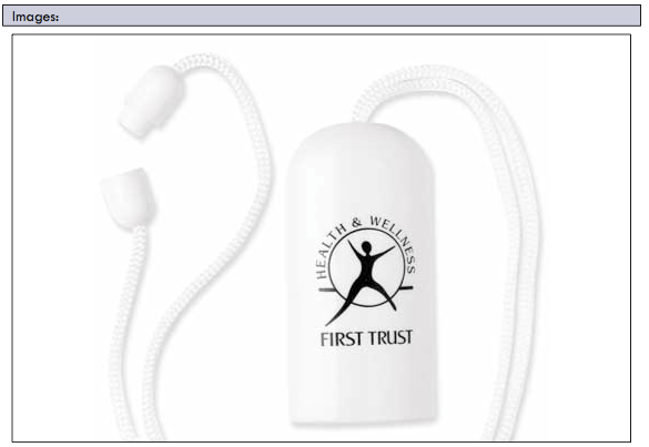 Pen Holder, Safety Link Style. Blank. No Printing. Liquidation Lot Of 2500 Units.