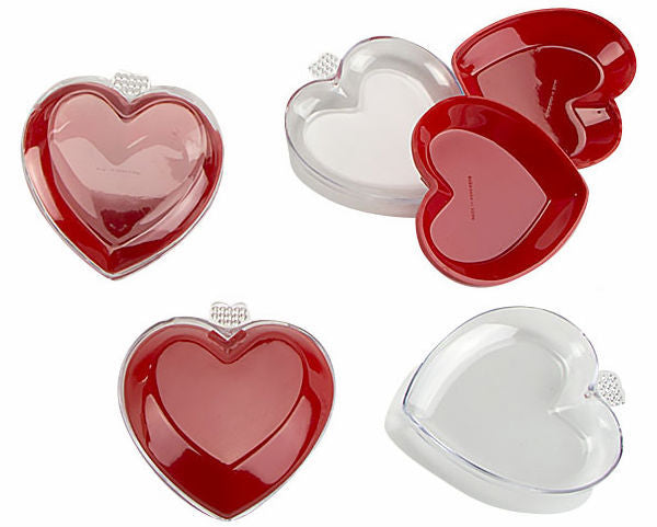 Little Plastic Heart Shaped Box