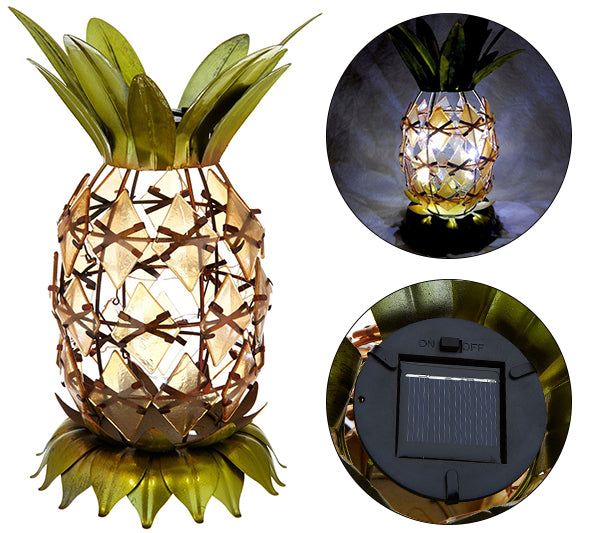 Solar Pineapple Lantern