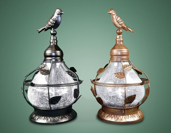 Solar Rotating Table Top Bird Light