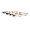 Ladies' Business Card Case, Leopard Print, Metal w/Hinged Lid.