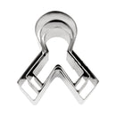 Support Ribbon Cookie Cutters, Set of 3 Sizes, Slip Cover Storage Tin.