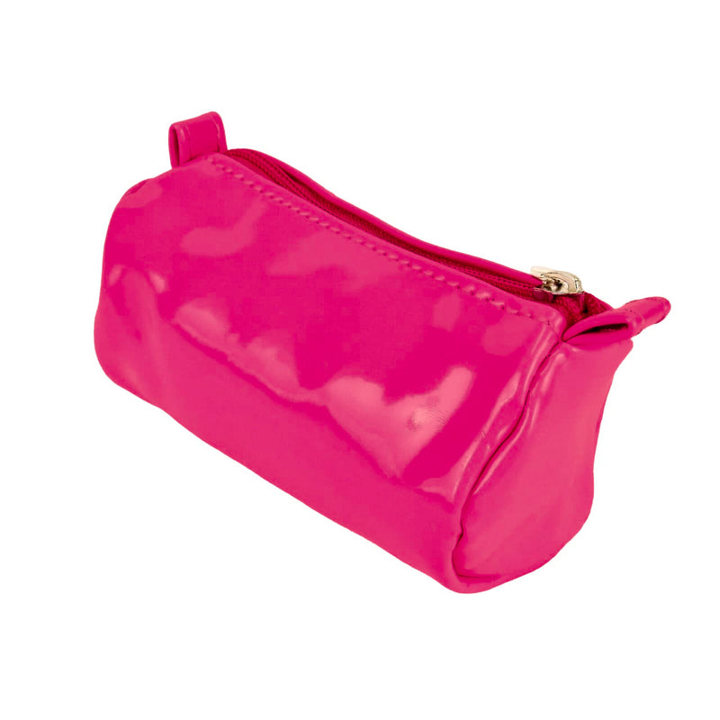 Mini Barrel Polyurethane Bag, Cosmetics, Jewelry, Hair Supplies, Clik Clak.