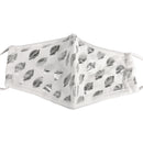 Novelty Cloth Face Mask, Silver Hot Lips, Adjustable Ear Bands.