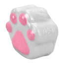 Paw Print Bath Soap For Kids, 3 Oz, White w/Pink Pads, Kingsley For Kids
