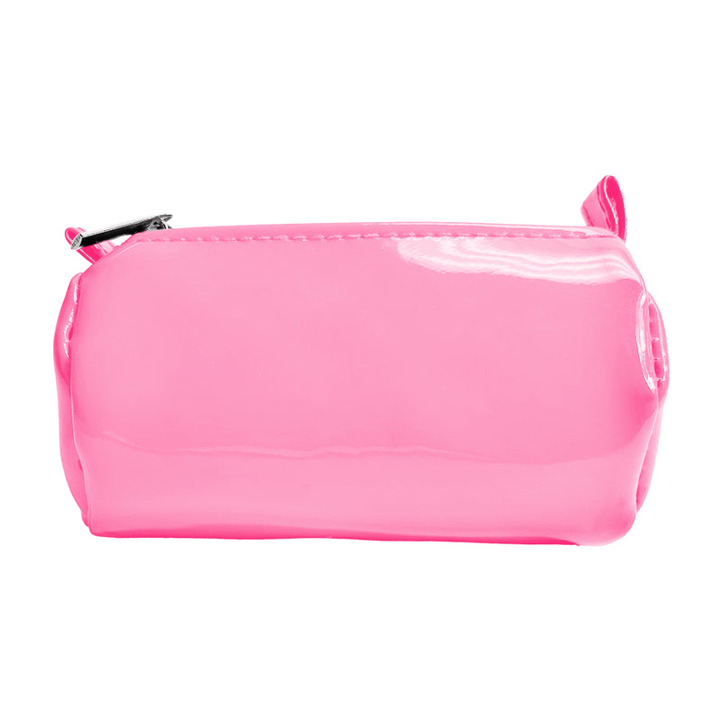 Mini Barrel Polyurethane Bag, Cosmetics, Jewelry, Hair Supplies, Clik Clak.