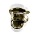 2" Pocket Tin, White Heart Shape, Hinged Lid, Jewelry, Coins, Candy/Mints.