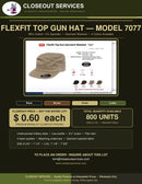 Flexfit Top Gun Hat — 4 Colors