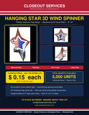Hanging Star Wind Spinner