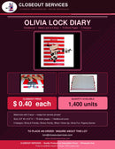 Olivia Lock Journal — 5 Designs