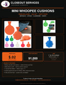 Mini Whoopee Cushion Party Favor