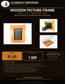 Wooden Picture Frame — Pecan 3.5x5