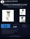 Paperclip Dispenser & Clips