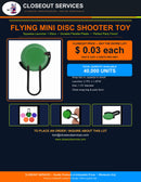 Flying Disc Shooter Toy
