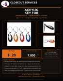Acrylic Key Fob