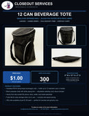 12 Can Beverage Tote