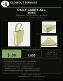 Daily Carry-All Tote — Green Granite