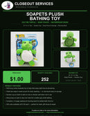 Soapets Plush Bathing Toy — Cici the Turtle