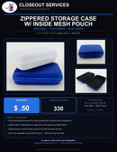 Zippered Storage Case with Inside Mesh Pouch