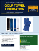 Golf Towel — Black