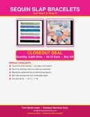 Sequined Slap Bracelet — 6 Colors