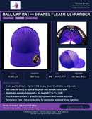 Ball Cap Hat 6-Panel FlexFit Ultrafiber — $1.00 Each | 900 Units Available