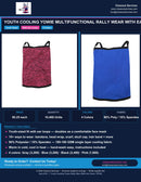 Youth Cooling Yowie Rally Wear With Ear Loops — $.25 Each | 10,400 Units Available