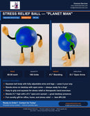 Stress Relief Ball Planet Man — $0.50 Each | 100 Units Available