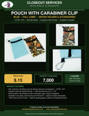 Pouch with Carabiner Clip