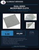 Dual-Sided Microfiber Cloth