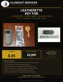 Leatherette Key Fob
