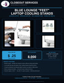 Blue Lounge “Feet” Laptop Cooling Stands