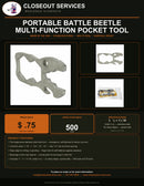Portable Battle Beetle Multi-Function Pocket Tool