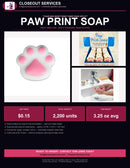 Paw Print Soap
