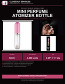 Mini Perfume Atomizer Bottle