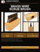 Brass Wire Scrub Brush
