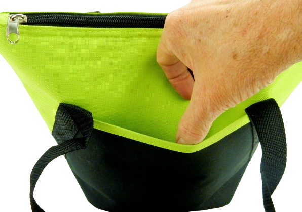 Lime Green Insulated Cooler Tote Bag - Handy and Spacious Lunch-Size Cooler Tote for Keeping Lunches, Beverages, and Groceries Fresh and Cool On-The-Go